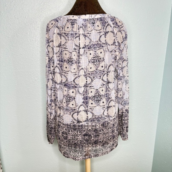 INC Internation Concepts Plus Size 1X Sheer Blouse - Picture 3 of 11